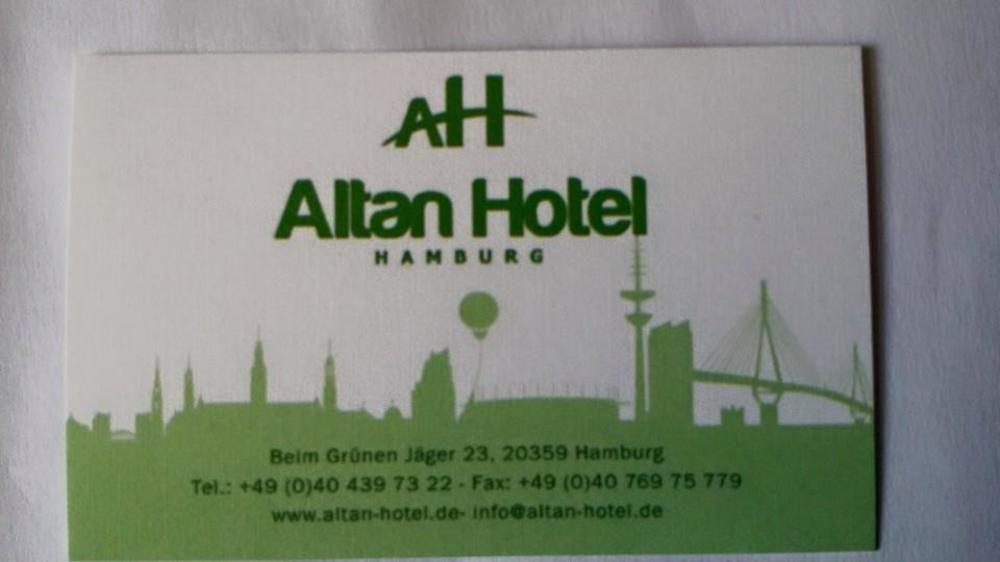 Altan Hotel Hamburg Exterior photo